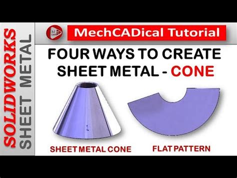 how to roll a sheet metal cone|how to layout a cone.